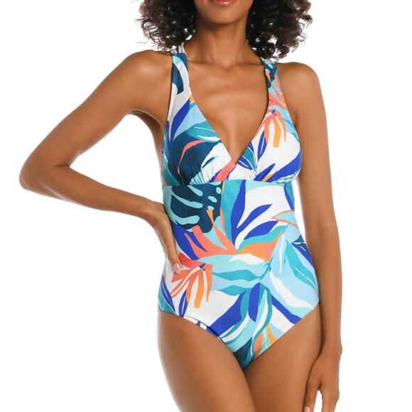 Women's La Blanca One Piece Swimsuit, Size 6, NWOT - Picture 1 of 6